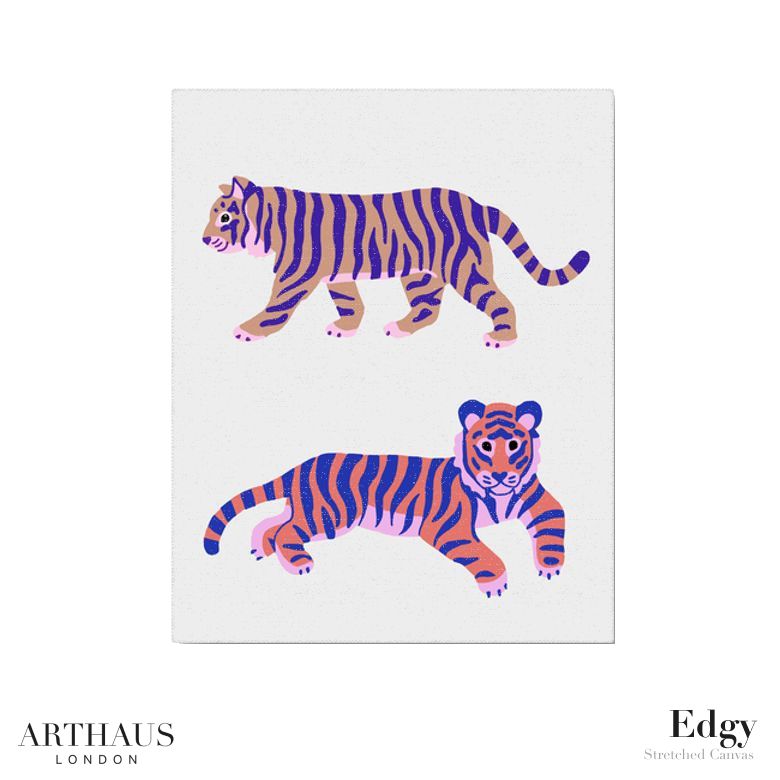 tigers - framed artwork