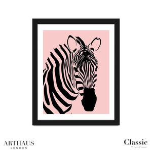 zebra stripes - framed artwork