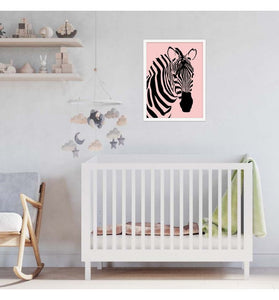 zebra stripes - framed artwork