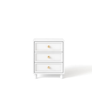 savannah nightstand - honeycomb pull - white maple