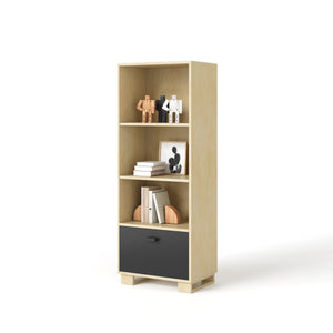 austin tower bookcase - natural maple