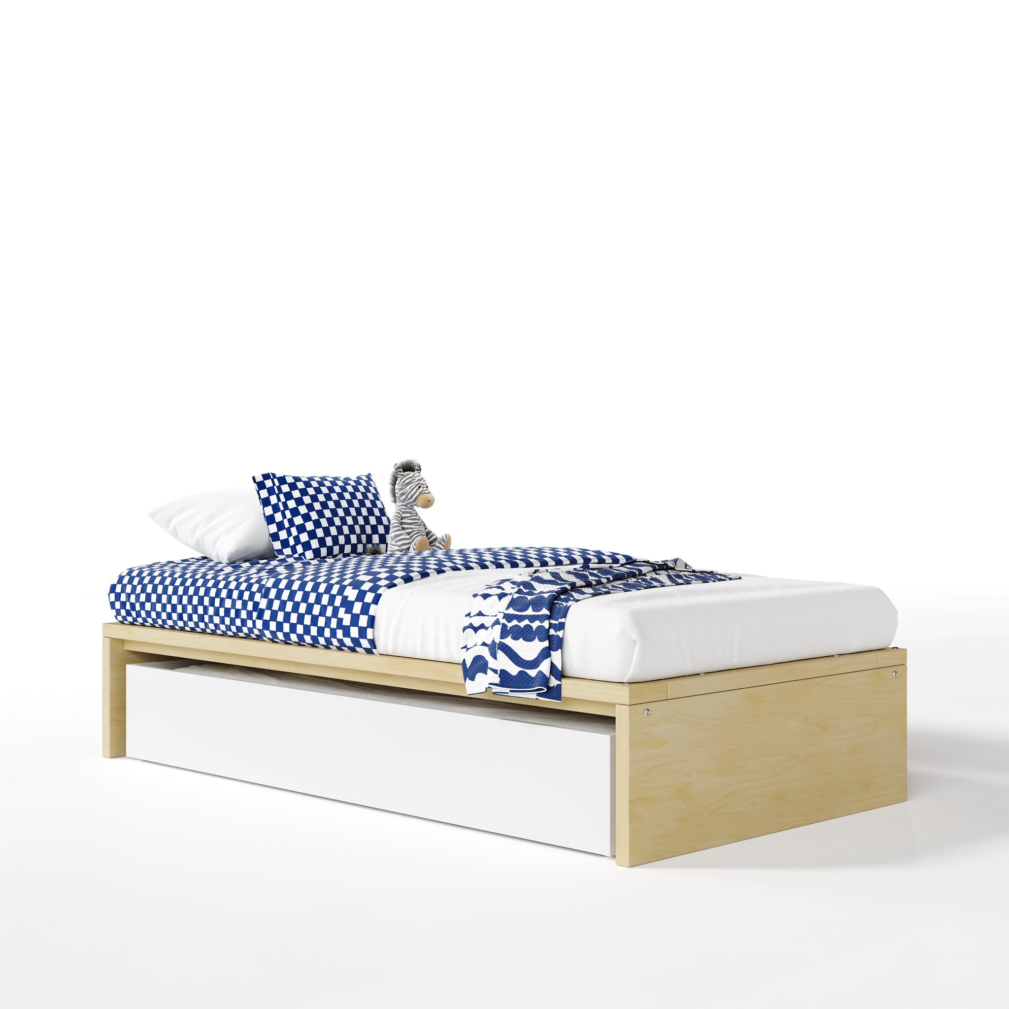 alex platform bed - natural maple