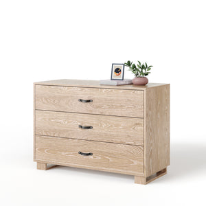 austin 3-drawer dresser - cerused oak
