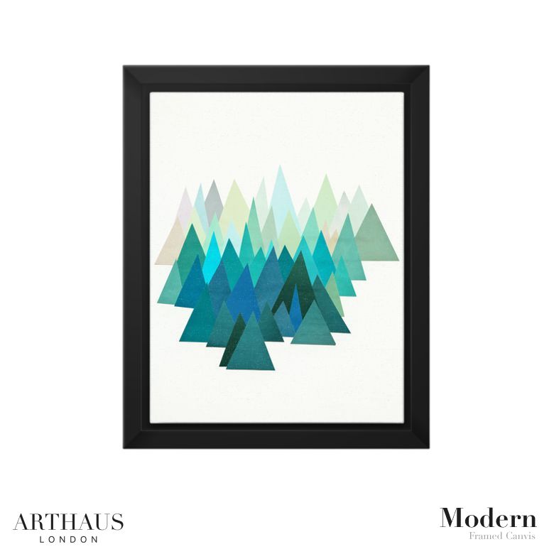 cold mountain - framed artwork
