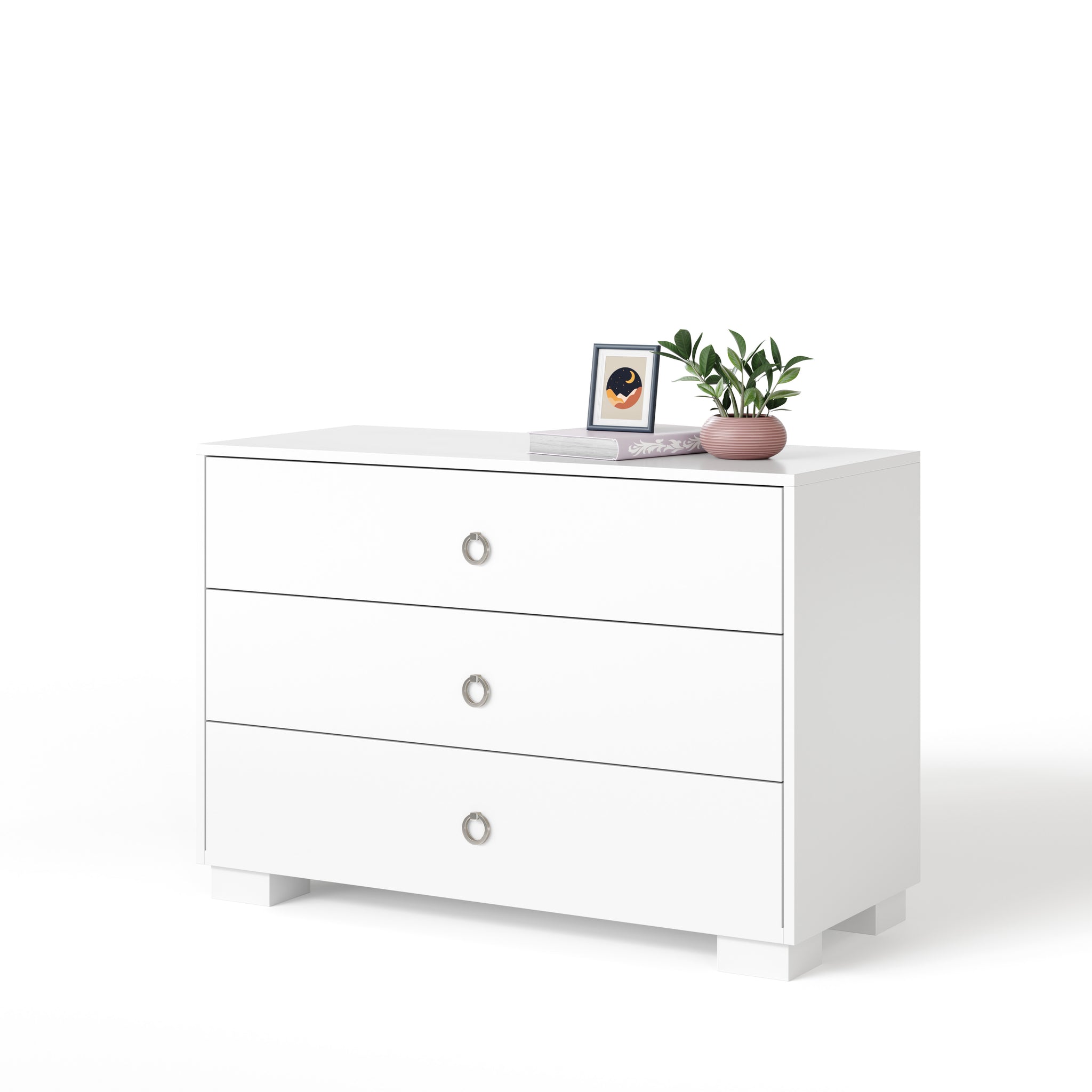 cabana 3-drawer dresser - white maple