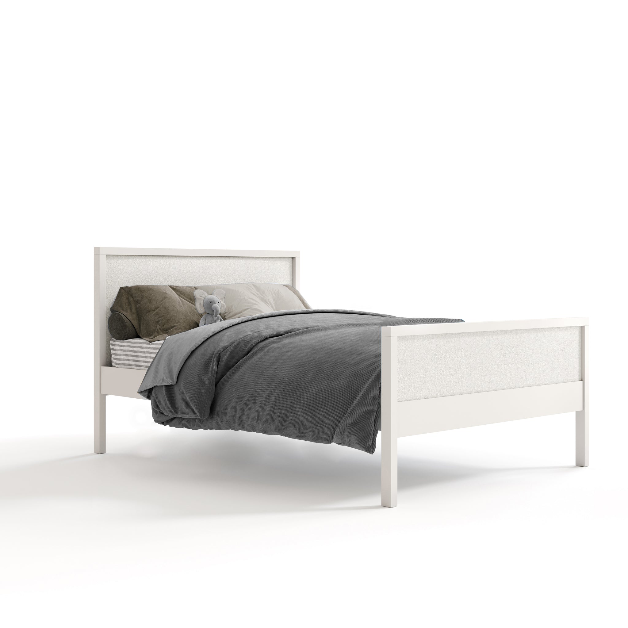 cabana bed - low footboard - white maple